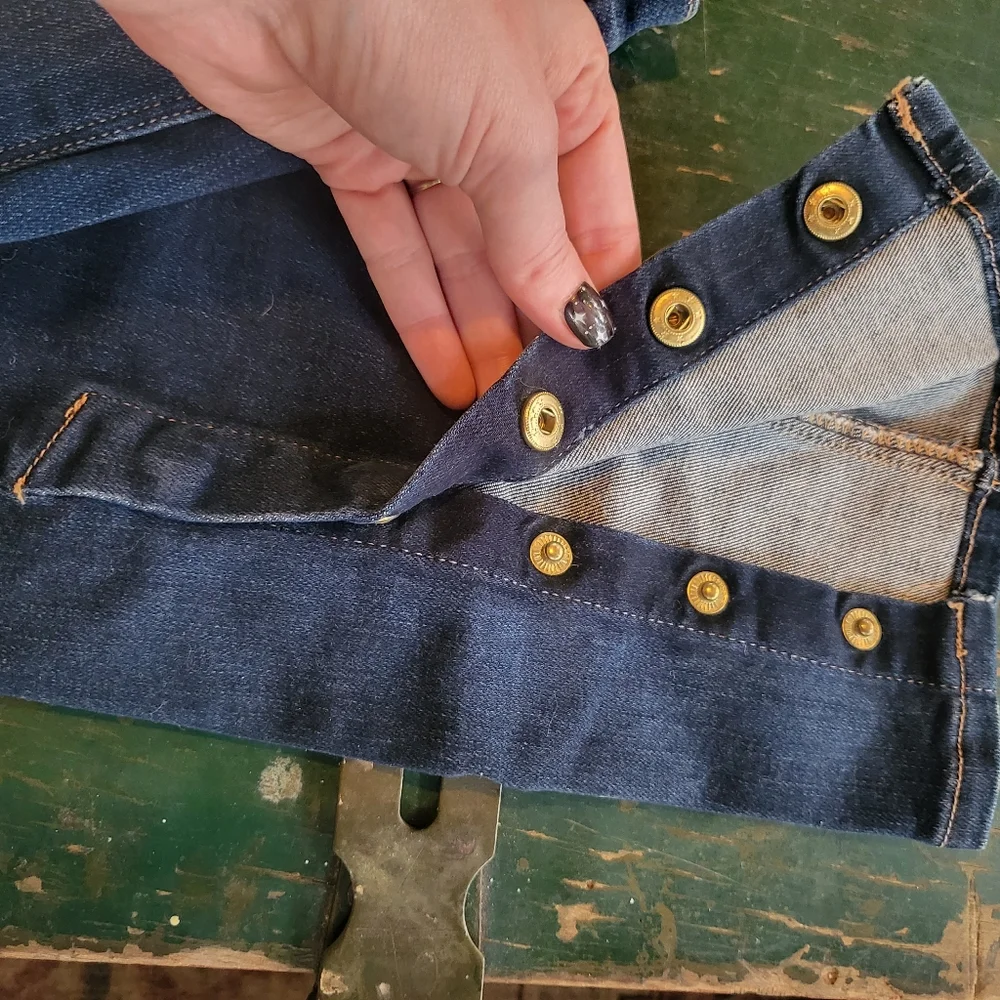 Frame Mid Rise Le Skinny de Jeanne Jeans Button Ankle | Size 27 - Picture 5 of 5